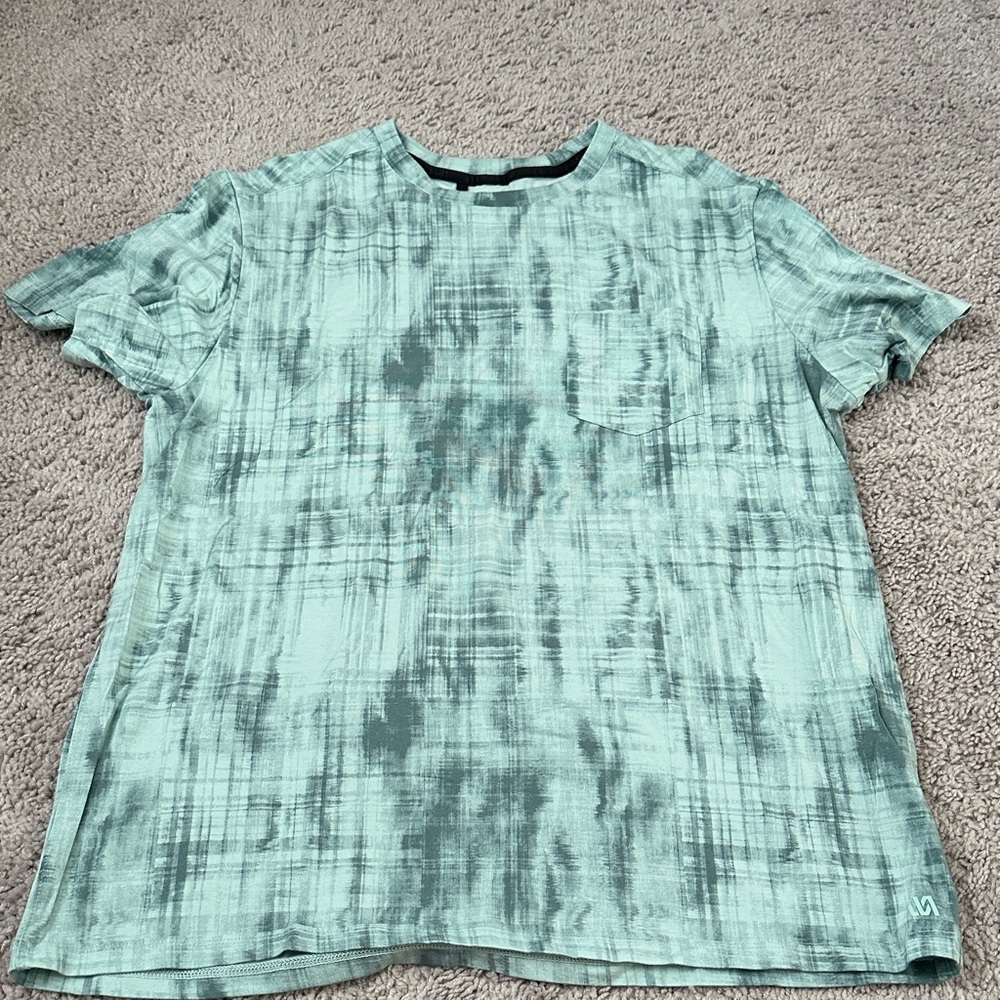 Men's VRST Green Patterned Shirt